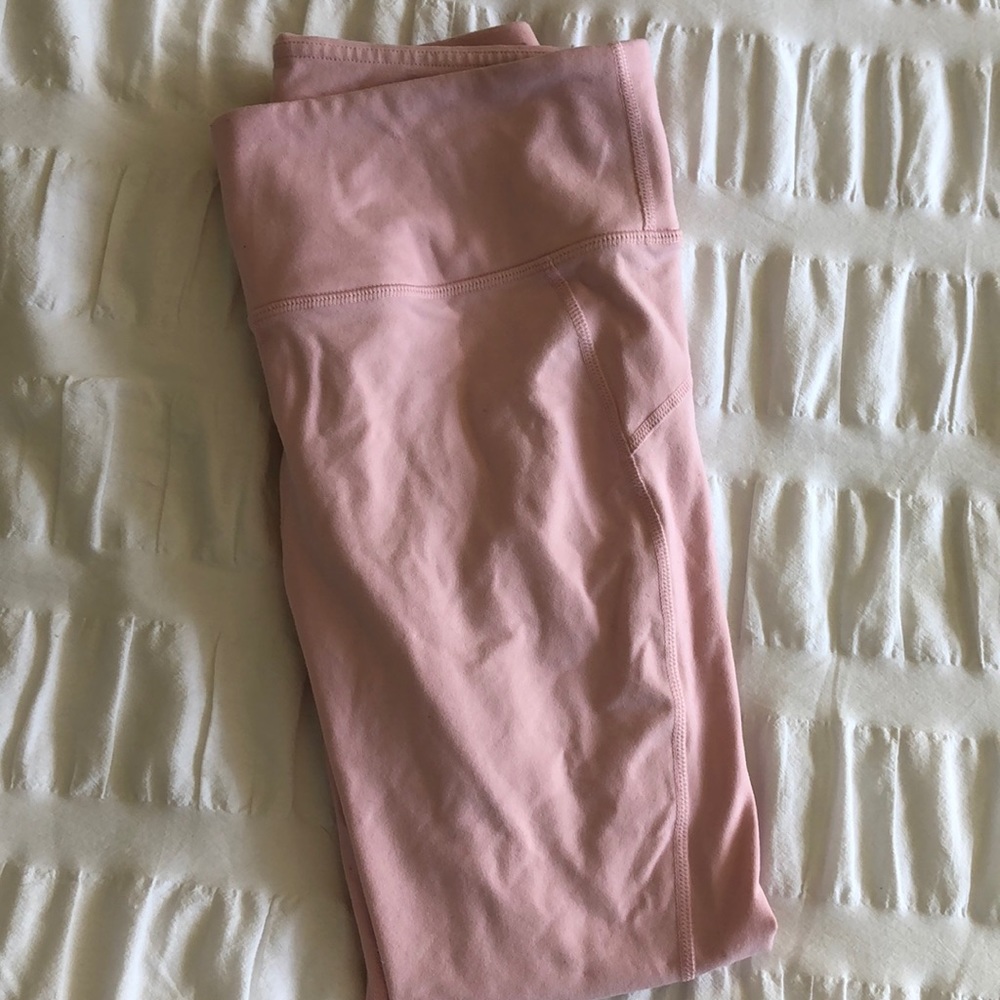 Pink New balance leggings crop